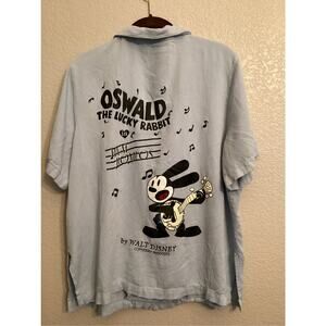 Disney Parks Oswald the Lucky Rabbit Rival Romeos Camp Shirt Disney100 XL